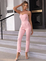 Load image into Gallery viewer, Sweetheart Neck Sleeveless Jumpsuit
