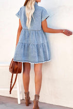 Load image into Gallery viewer, THE MILA DENIM SHORT DRESS
