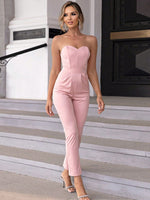 Load image into Gallery viewer, Sweetheart Neck Sleeveless Jumpsuit
