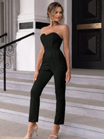 Load image into Gallery viewer, Sweetheart Neck Sleeveless Jumpsuit
