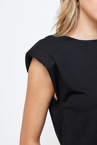 THE CAMILA SHOULDER PAD TOP