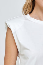 Load image into Gallery viewer, THE CAMILA SHOULDER PAD TOP
