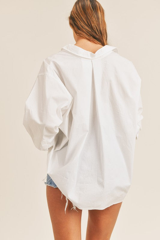 THE MELANIA OVERSIZED SHIRT