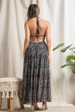 Load image into Gallery viewer, CRISTINA SMOCKED MAXI DRESS
