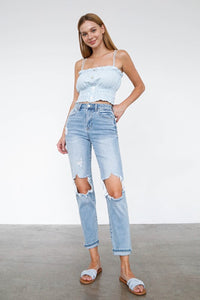 THE ALICIA HIGH WAIST BOYFRIEND JEAN