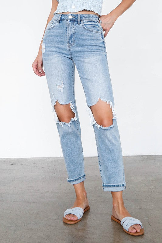 THE ALICIA HIGH WAIST BOYFRIEND JEAN