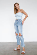 Load image into Gallery viewer, THE ALICIA HIGH WAIST BOYFRIEND JEAN
