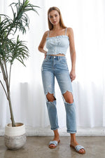 Load image into Gallery viewer, THE ALICIA HIGH WAIST BOYFRIEND JEAN
