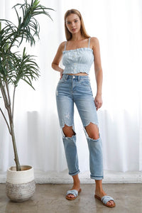 THE ALICIA HIGH WAIST BOYFRIEND JEAN