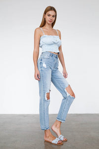 THE ALICIA HIGH WAIST BOYFRIEND JEAN