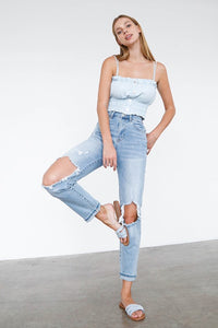 THE ALICIA HIGH WAIST BOYFRIEND JEAN