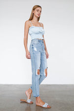 Load image into Gallery viewer, THE ALICIA HIGH WAIST BOYFRIEND JEAN
