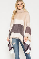 Load image into Gallery viewer, THE MADELYN PLAID PONCHO
