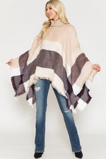 Load image into Gallery viewer, THE MADELYN PLAID PONCHO
