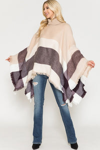 THE MADELYN PLAID PONCHO