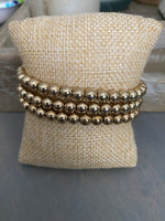 Load image into Gallery viewer, GOLD BEAD BRACELETS
